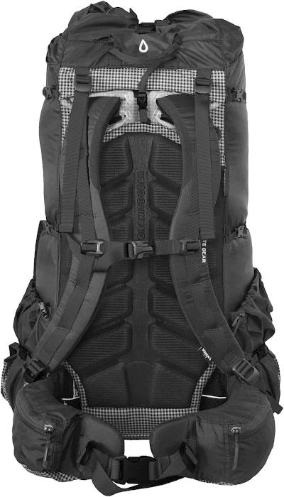 granite gear blaze 60 por detrás